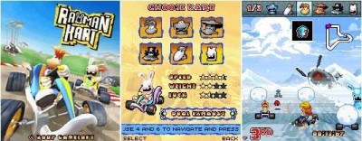 بازی موبایل به صورت جاوا-Rayman Kart